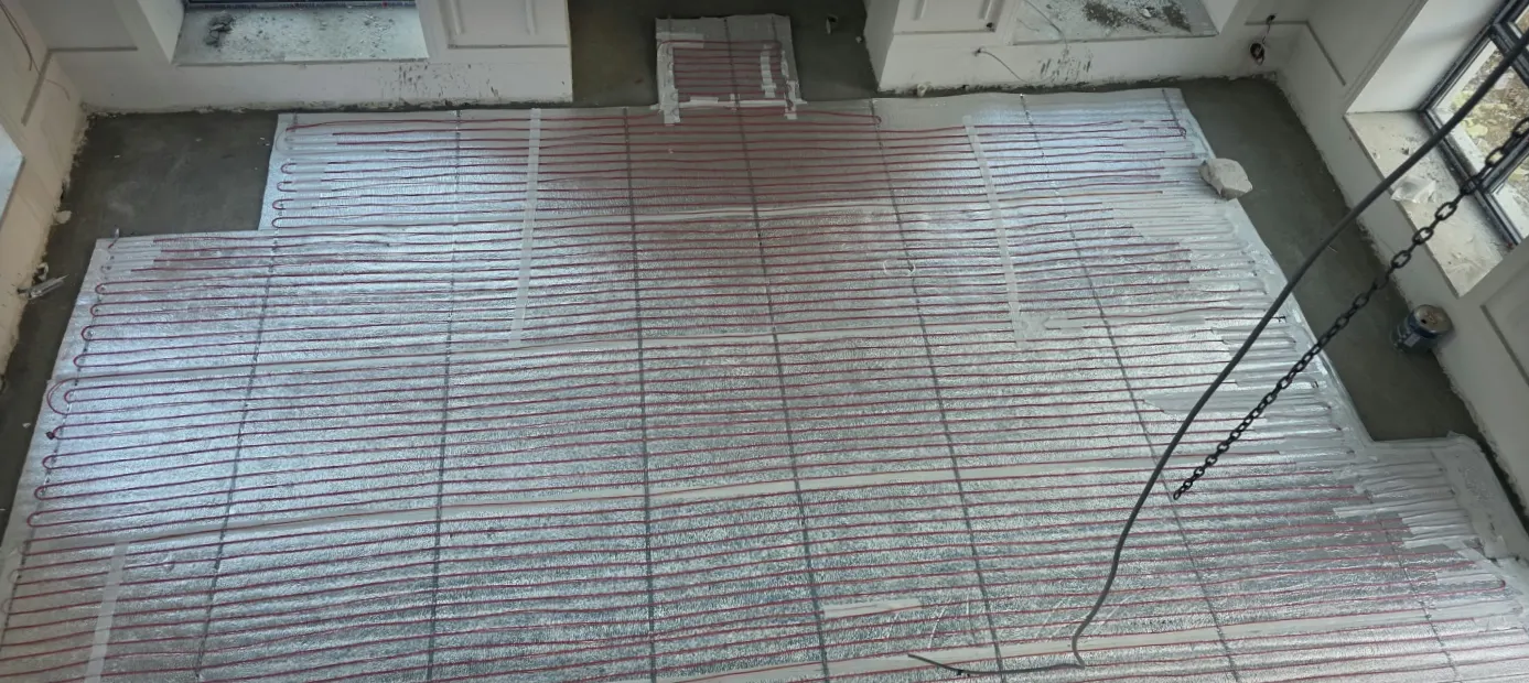 Bartın şap altı elektrikli ısıtma uygulaması 4