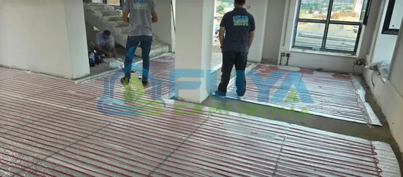 Bursa şap altı elektrikli ısıtma uygulaması 2