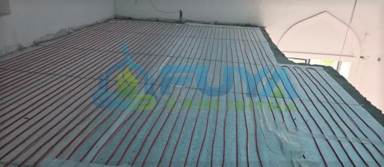 Çanakkale şap altı elektrikli ısıtma uygulaması 2
