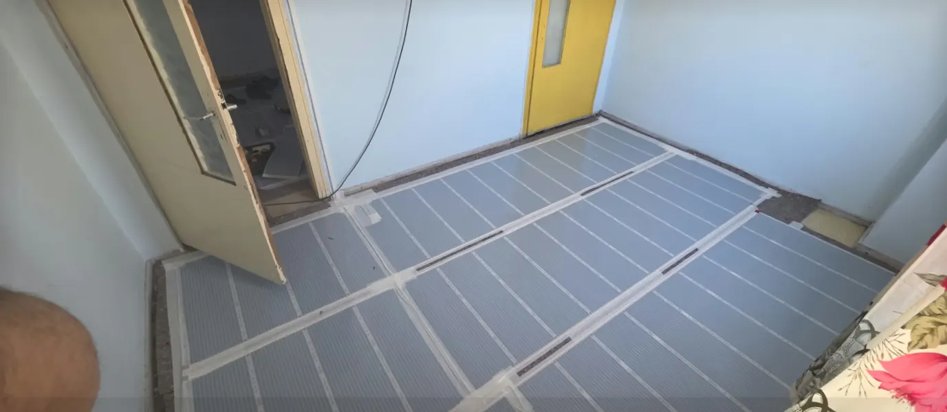 Çankırı parke altı ısıtma uygulaması 1