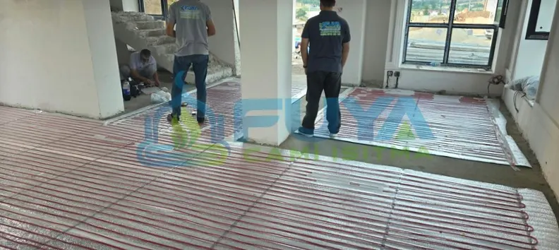 Çankırı şap altı elektrikli ısıtma uygulaması 1