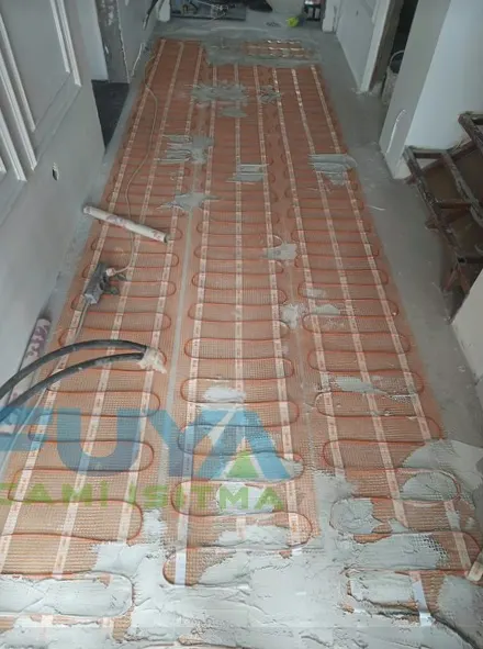 Çankırı şap altı elektrikli ısıtma uygulaması 3