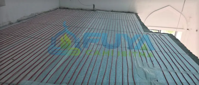 Çorum şap altı elektrikli ısıtma uygulaması 1