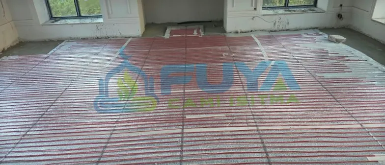 Çorum şap altı elektrikli ısıtma uygulaması 3