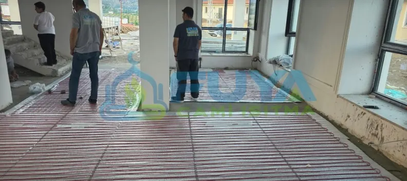 Çorum şap altı elektrikli ısıtma uygulaması 4
