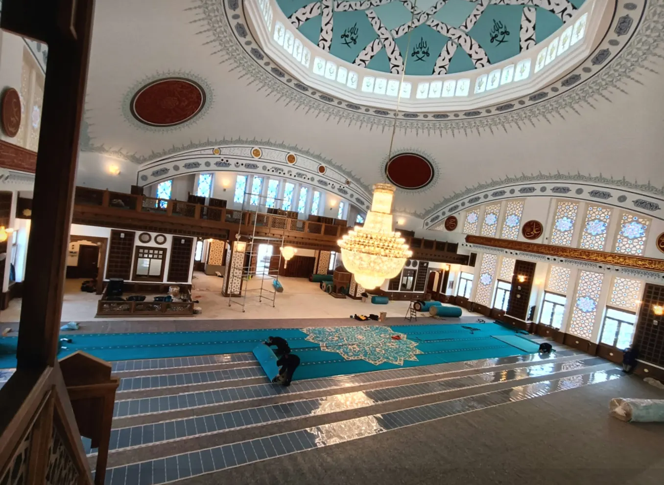 Denizli parke altı ısıtma uygulaması 2