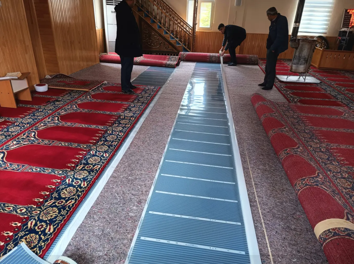 Diyarbakır parke altı ısıtma uygulaması 1