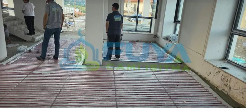 Diyarbakır şap altı elektrikli ısıtma uygulaması 3