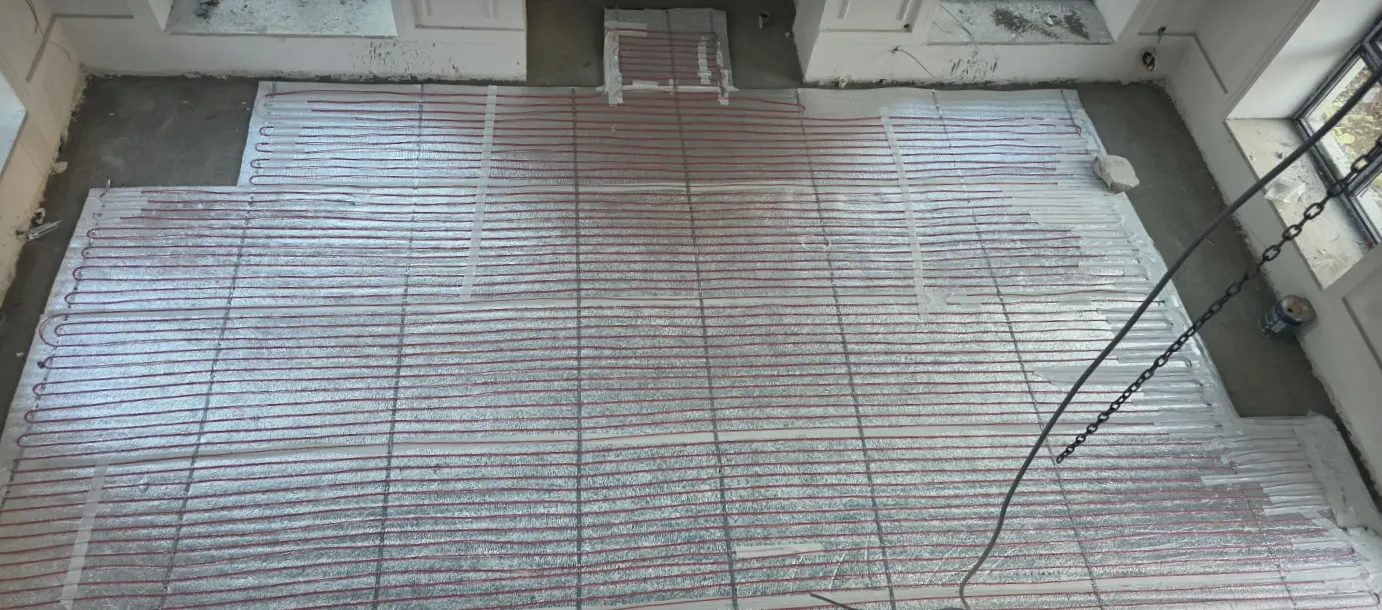 Düzce şap altı elektrikli ısıtma uygulaması 2