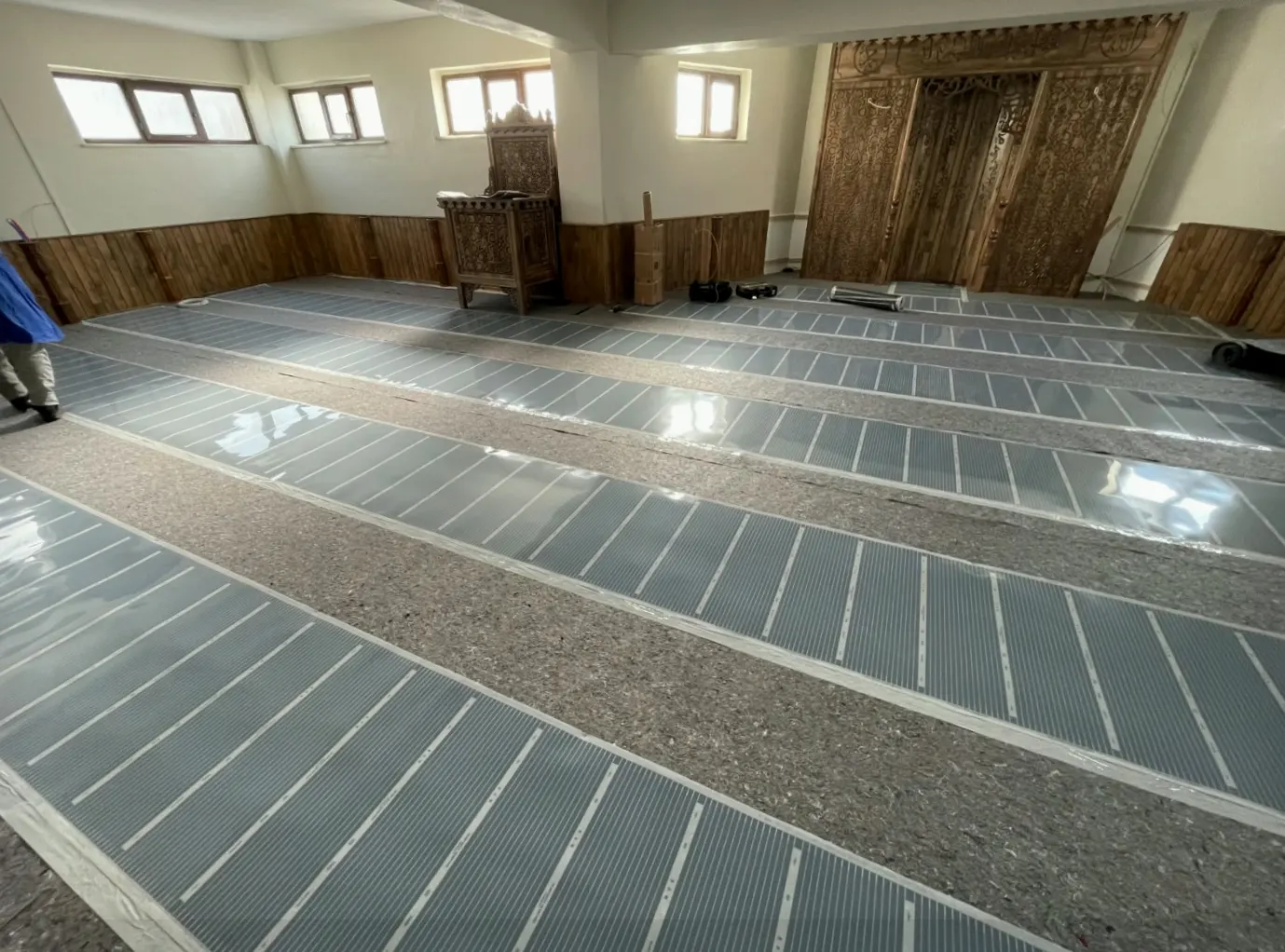 Edirne cami ısıtma uygulaması 4
