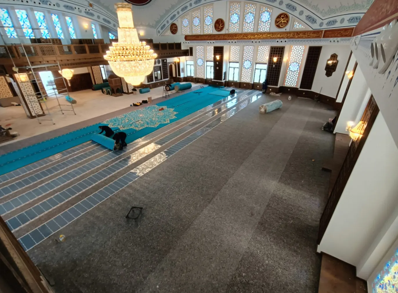 Erzurum parke altı ısıtma uygulaması 2