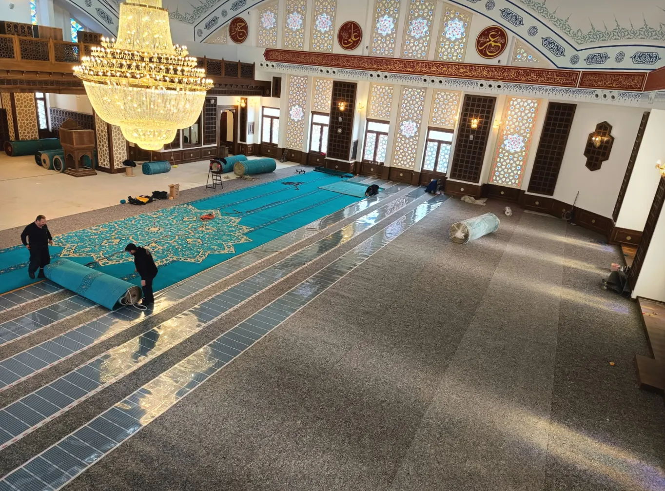 Hatay parke altı ısıtma uygulaması 2
