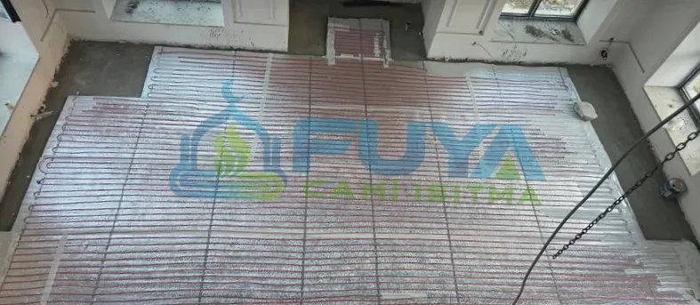 İstanbul şap altı elektrikli ısıtma uygulaması 1