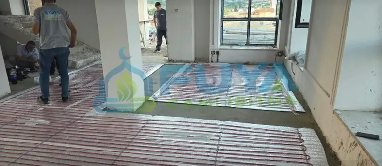 İstanbul şap altı elektrikli ısıtma uygulaması 3