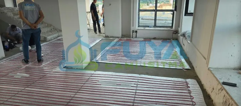 İstanbul şap altı elektrikli ısıtma uygulaması 4