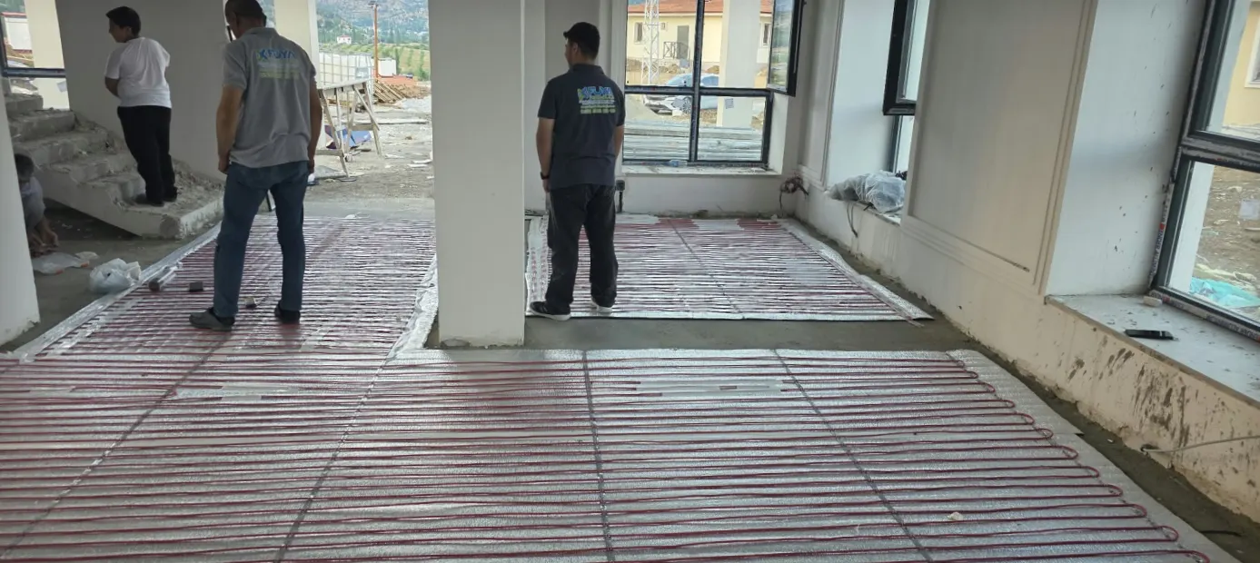 Kayseri parke altı ısıtma uygulaması 3