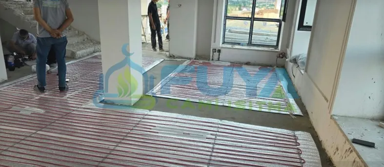 Kayseri şap altı elektrikli ısıtma uygulaması 1