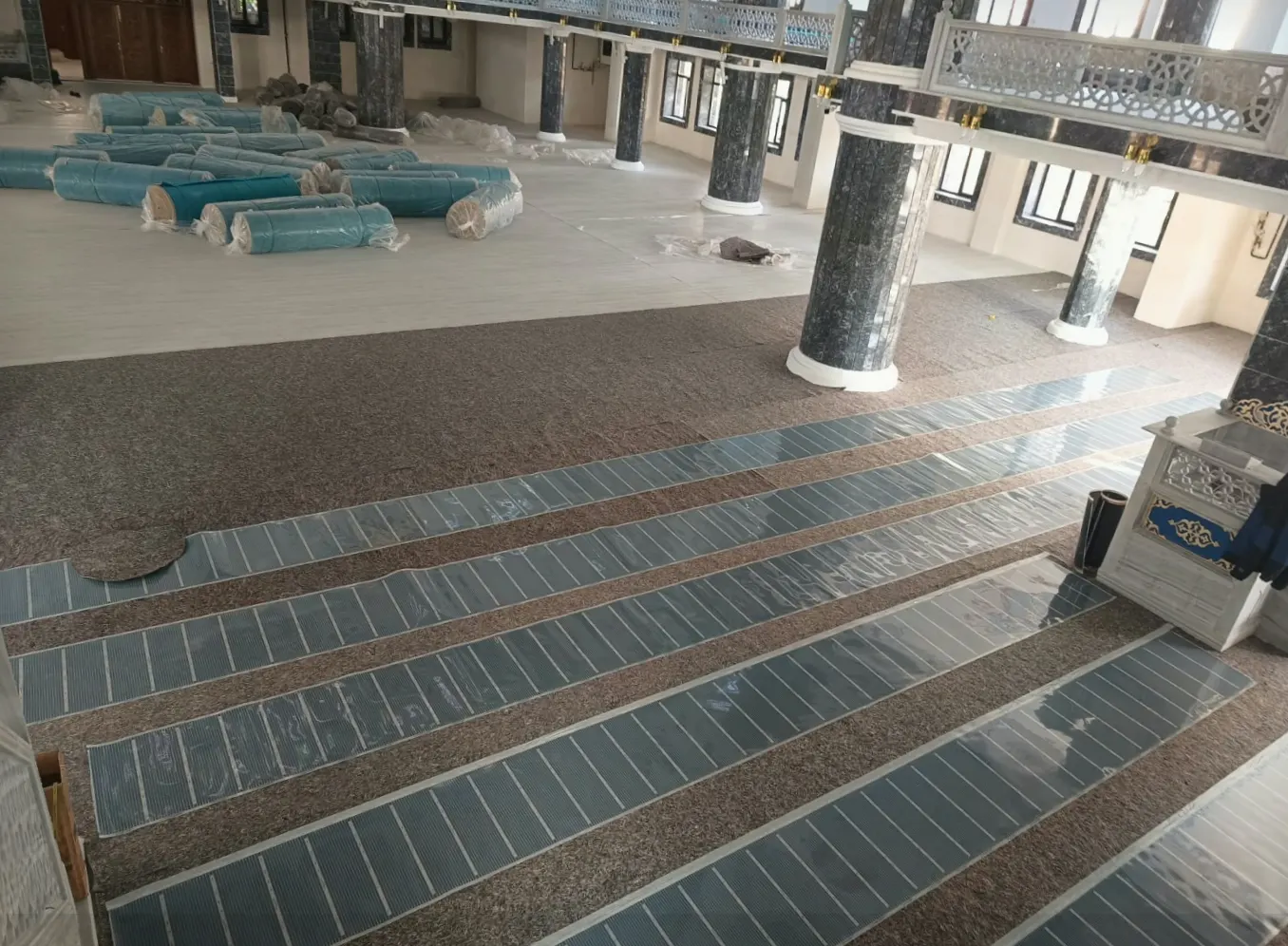 Osmaniye cami ısıtma uygulaması 4