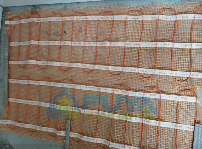 Sivas şap altı elektrikli ısıtma uygulaması 1