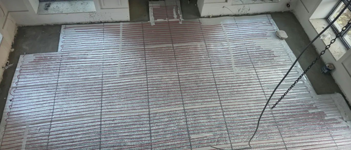 Sivas şap altı elektrikli ısıtma uygulaması 3